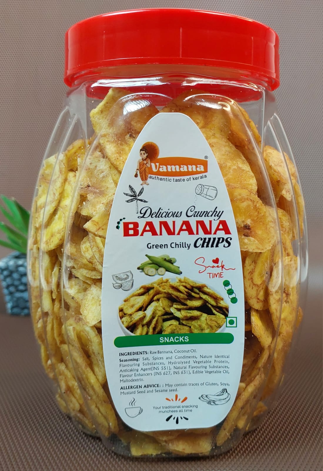 VAMANA BANANA CHIPS GREEN CHILLY