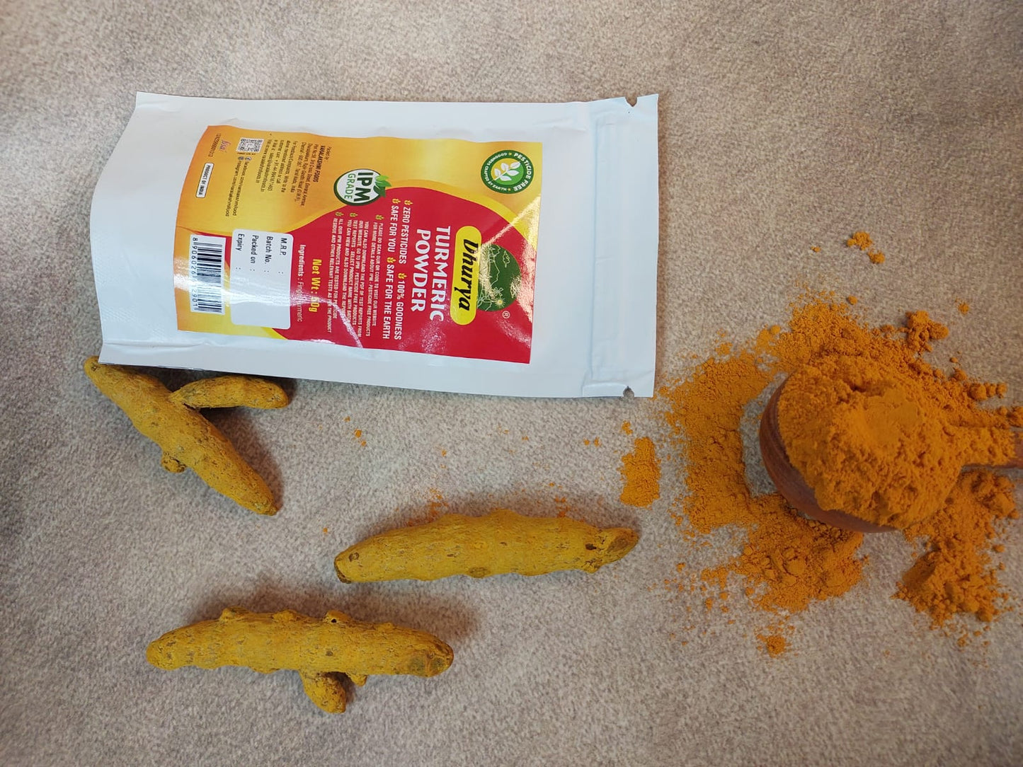 IPM TURMERIC POWDER 50GMS