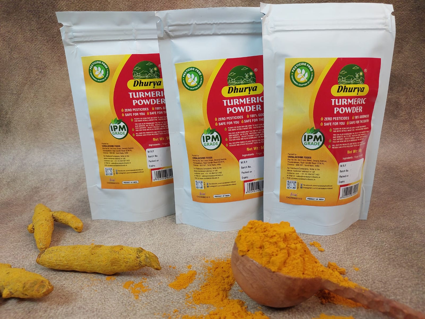 IPM TURMERIC POWDER 50GMS