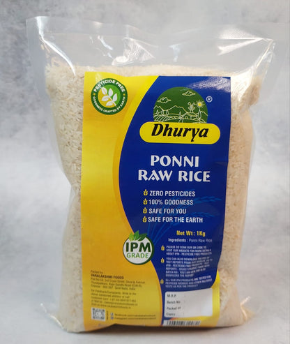 IPM PONNI RAW RICE 1KG