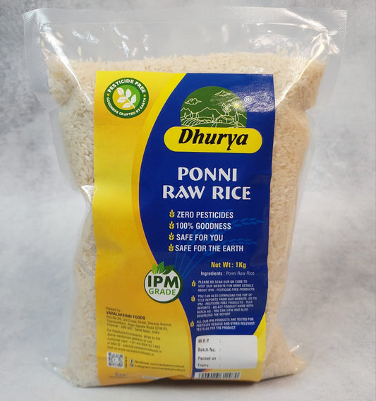 IPM PONNI RAW RICE 1KG