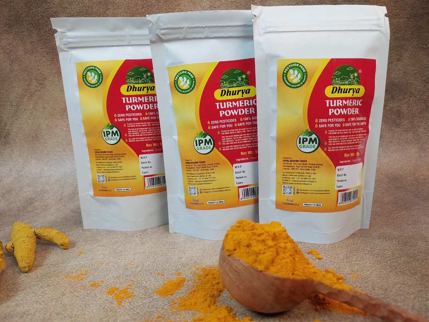 IPM TURMERIC POWDER 50GMS
