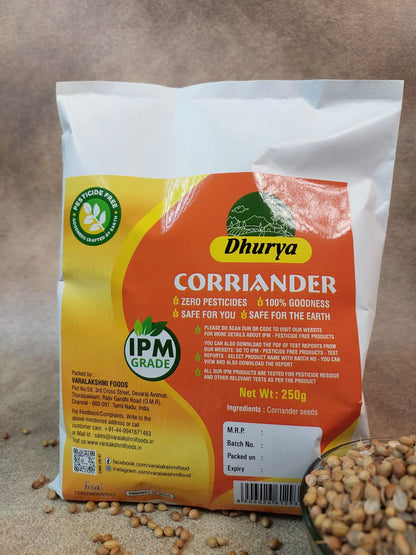 IPM CORIANDER SEEDS 250GMS